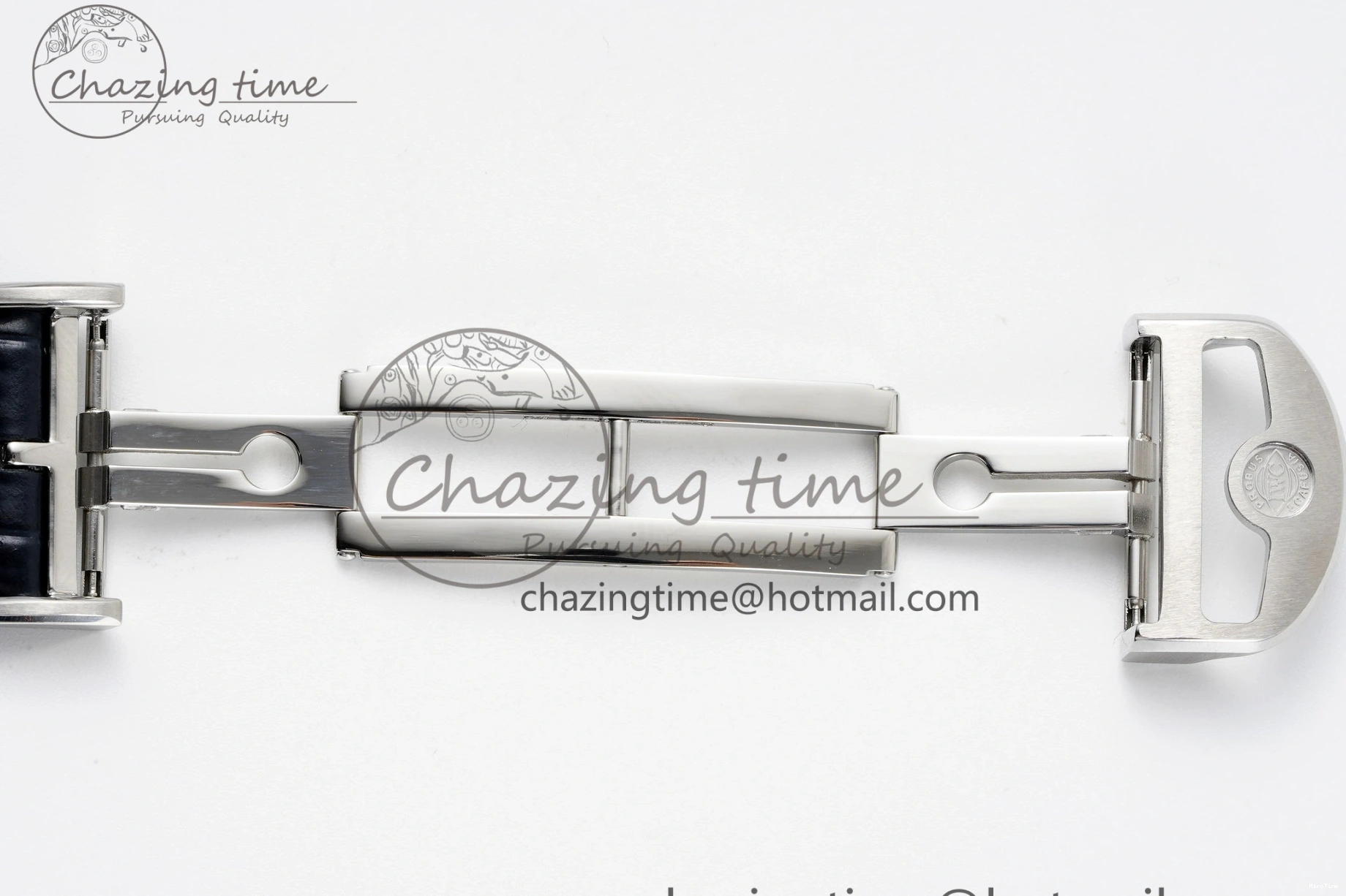 MIROTIME 0408 Portuguese Chrono IW3716 RSF 1:1 Best Edition Blue Dial on Black Leather Strap A RelaxedFit 7045